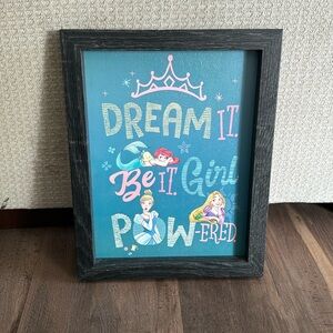 Disney Princess framed picture